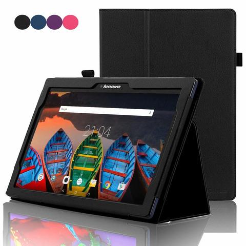 Nuevo para lenovo tab 2 a10-70 A10-70F/L A10 70 inteligente Flip Funda de cuero para lenovo tab 2 A10-70L Tablet 10,1