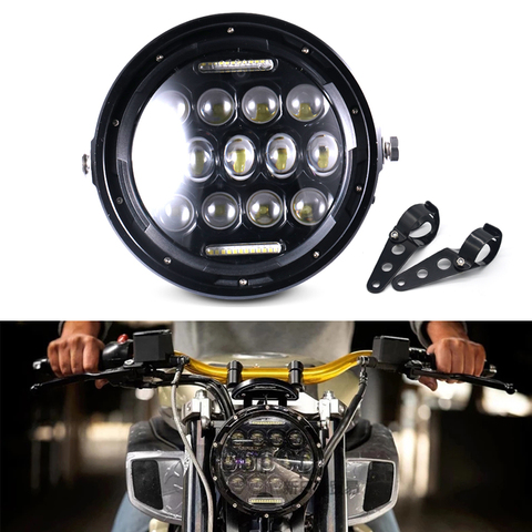 7 pulgadas faro LED para motocicleta Motor Universal de 7 