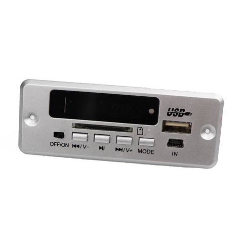 Bluetooth USB MP3 decodificador DC 12 V fuente de alimentación FM Radio Wierless MP3 reproductor de música de Audio para coche música remoto altavoz ► Foto 1/5