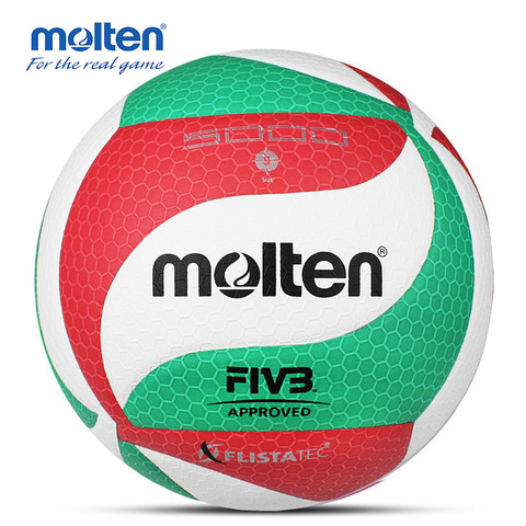 Pelota de voleibol Molten V5M5000, Bola de voleibol de tamaño oficial con bolsa de bola para entrenamiento y partido, Bola de mano tipo insignia ► Foto 1/6