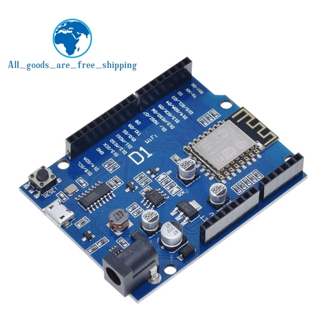 TZT inteligente electrónica ESP-12F WeMos D1 WiFi uno en ESP8266 escudo para Compatible con arduino IDE ► Foto 1/6