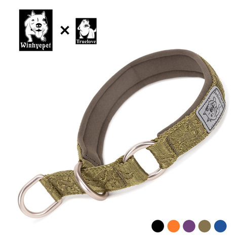 Truelove-Collar de nailon para entrenamiento de perros, collarín antideslizante para mascotas, para perros grandes y pequeños, caza, perro divertido único, Collier Pour Chien ► Foto 1/6