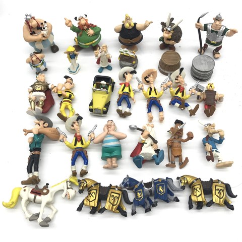 Figura de acción de soldados europeos antiguos, juguete de Las Aventuras de Asterix, gol Hero Adventures para niños, juguetes de regalo ► Foto 1/5