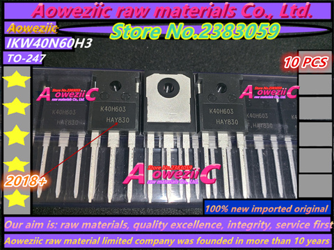 Aoweziic-convertidor con tubo IGBT, 2022 + 100%, IKW40N60H3 K40H603 a-247, original, importado, 40A, 600V ► Foto 1/1