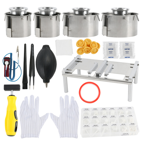 Kit de herramientas de desmontaje de disco duro HDD, peines de repuesto de CABEZA + accesorio + Extractor de platina para recuperación de datos de disco duro, 2,5 