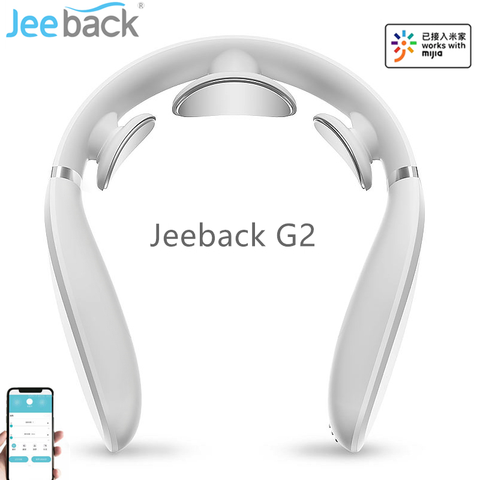 Jeeback-masajeador Cervical G2 TENS, masajeador de pulso para espalda y cuello, calefacción por infrarrojos, para el cuidado de la salud, relajación, funciona con la aplicación Mijia ► Foto 1/6