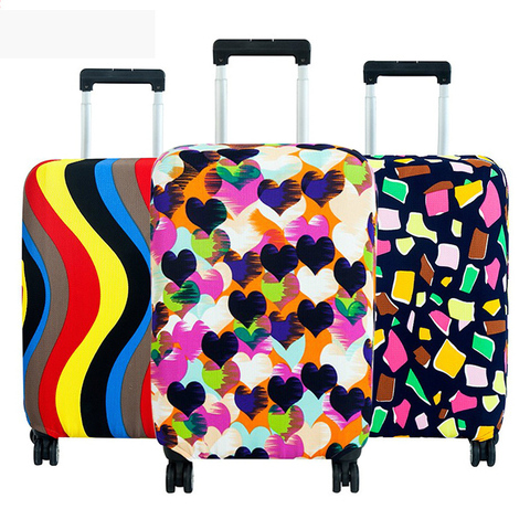 De moda de maleta de alta elástico de amor en forma de corazón de equipaje cubierta de polvo For18-32Inch maleta accesorios esenciales ► Foto 1/6
