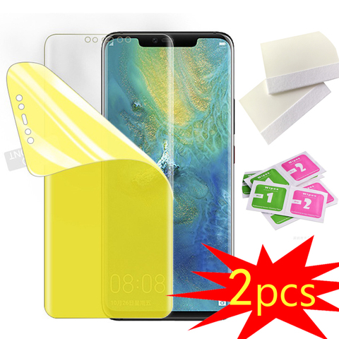 2 piezas TPU hidrogel de película para Xiaomi mi Max 3 Pro Max 3 Max2 mi Max Protector de pantalla de la cobertura completa explosión- película a prueba de ► Foto 1/6