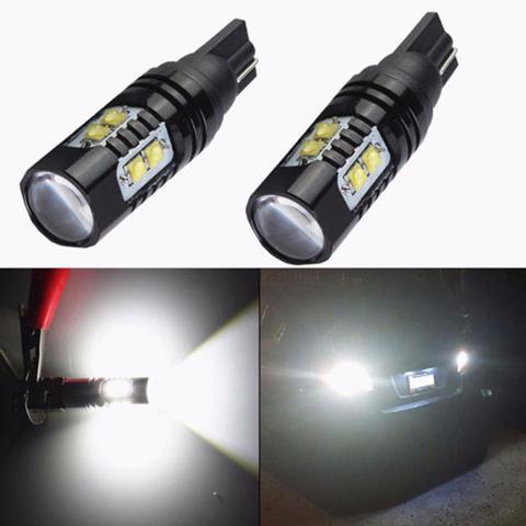 Bombilla LED blanca para coche, Luz antiniebla de 50W, 921, 912, T10, T15, 6000K, HID, luces de retroceso de marcha atrás, accesorios para coche, 2 uds. ► Foto 1/6