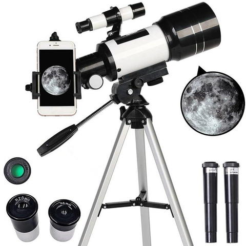 Telescopio astronómico profesional Monocular 150X, telescopio refractivo espacial, telescopio para viajes al aire libre con trípode ► Foto 1/6