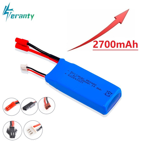 Batería Lipo 2s 7,4 V 2700 mAh para Syma X8W x8c X8G X8HC X8HW X8HG HQ899 RC repuestos de Drones vs 7,4 V 2500mah batería 903480 ► Foto 1/1