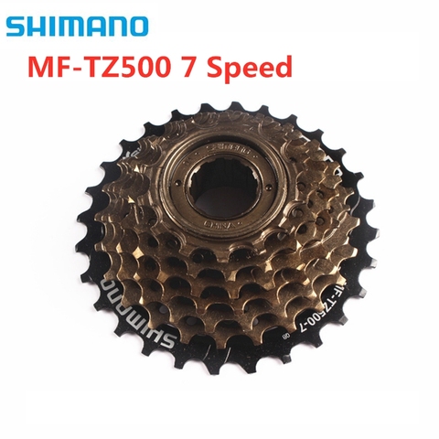 Shimano bicicletas rueda libre, MF-TZ500 / TZ21 7 piñón libre de cinta de velocidad 14-28T para MTB Ciclismo de Carretera Bike update de TZ21 ► Foto 1/5