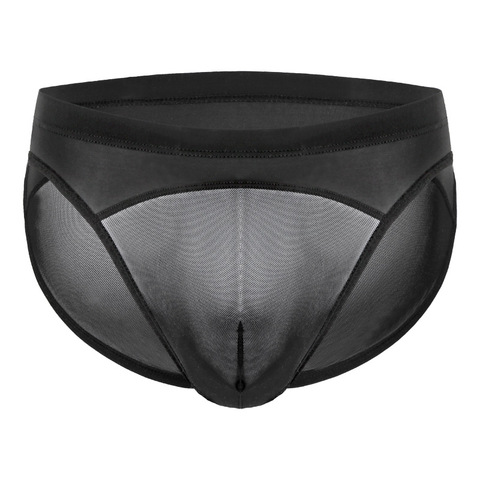 Calzoncillos de gasa fina para hombre, bragas transpirables, bolsa en U transparente, Push Up, Sexy ► Foto 1/6