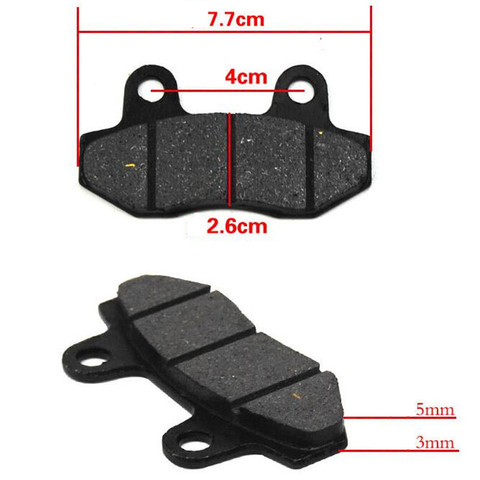 Pastillas de freno de disco trasero y delantero para motocicleta Honda, 1 par ► Foto 1/5