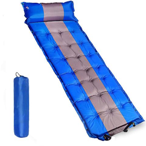 Colchón para dormir autohinchable para el desierto y el zorro, colchoneta ligera para dormir, impermeable, para acampar, con almohada de aire de 183x62x4,5 cm ► Foto 1/6