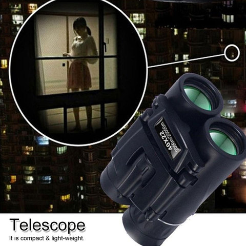 Telescopio de caza profesional con Zoom, prismáticos militares HD 40x22, Visión de alta calidad, gafas sin infrarrojos, regalos para exteriores ► Foto 1/6