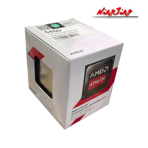 Procesador de CPU AMD Athlon 5350 X4 5350 2,05 GHz Quad-Core Quad-Thread AD5350JAH44HM Socket AM1 sellado nuevo y viene con enfriador ► Foto 1/5