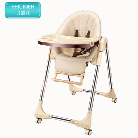 Silla de bebé plegable silla de bebé mesa de comedor y sillas portátil europeo Silla de comedor envío gratis ► Foto 1/5