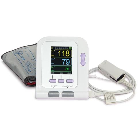 FDA Digital superior brazo presión arterial/oxígeno Monitor + adultos brazalete BP + SpO2 sonda EE. UU. CONTEC 08A ► Foto 1/6