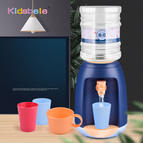 Los niños cocina juguetes de agua Mini juguete dispensador de electrodoméstico de juguete papel jugando juguetes de cocina juguetes para bebida para chico ► Foto 1/6