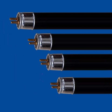 Paquete de 2 tubos rectos T5 4W 6W 8W de ahorro de energía UV negro azul claro, luz UVA 365nm, BLB, luz púrpura, T8 10W 15W ► Foto 1/6