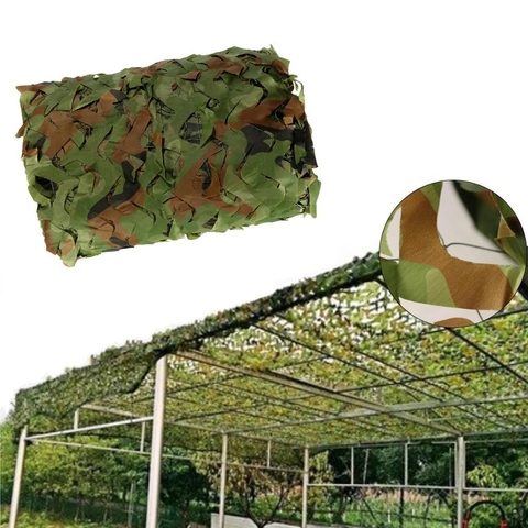 Red de camuflaje militar, Red de tela Oxford 210D, adecuada para jardines de caza y decoración de patio, El tamaño puede ser personalizado ► Foto 1/6