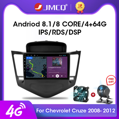 2DIN Android 8,1 4G + WiFi + 2G + 32G coche Radio RDS DSP reproductor Multimedia para 2009-2014 Chevrolet Cruze GPS de navegación de la Unidad 2 din ► Foto 1/6
