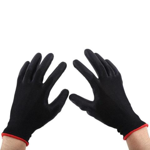 Guantes de nailon antiestáticos antideslizantes, guantes de trabajo seguros de fábrica, 1 par ► Foto 1/4