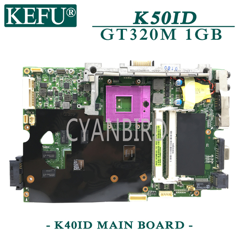 Placa madre original KEFU K40ID para ASUS K50ID K50IE K40IE, placa base para ordenador portátil con GT320M-1GB ► Foto 1/2