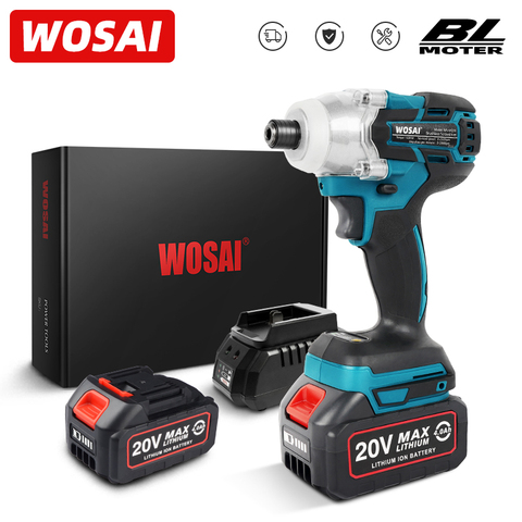 WOSAI-destornillador eléctrico inalámbrico serie MT, Motor sin escobillas de 155NM, llave de impacto eléctrica, taladro recargable, 20V ► Foto 1/6