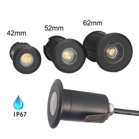 Lámpara LED subterránea de 3W y 1W para suelo de jardín, lámpara enterrada para exteriores, luz de paisaje, 85-265V, DC12V, novedad ► Foto 1/6