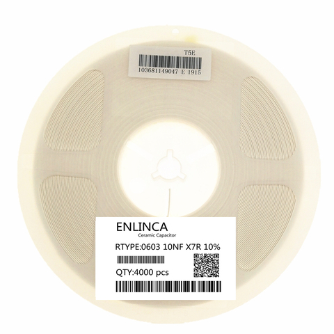 Condensador 4000 Uds., 0402, 0603, 0805, 1206, 100nf, 104, x7r, 104, 50v, smd, carrete completo 10% ► Foto 1/4