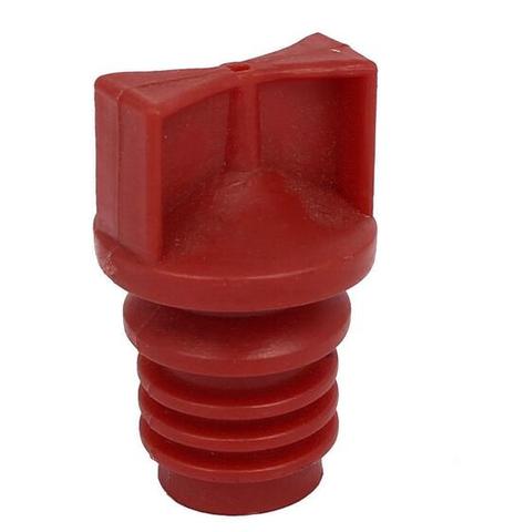 Tapón de ventilación de plástico para compresor de aire, rosca macho de 18mm de diámetro, Color Rojo ► Foto 1/1