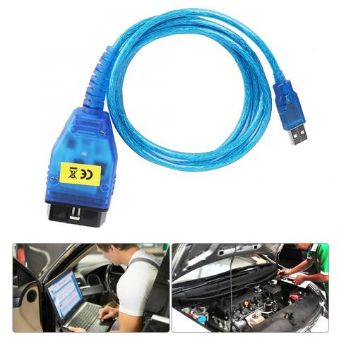 Interfaz USB OBD para diagnóstico de coche herramienta de diagnóstico automático para BMW E60 E61 con Cable de prueba de diagnóstico para INPA K + DCAN K + CAN con adaptador de interruptor ► Foto 1/6