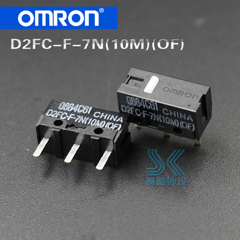 Botón de Micro interruptor ratón OMRON D2FC-F-7N(10M)(de), apto para ratón de serie Steelseries Sensei310 Logitech G102 GPRO G302, 20M, 50M, 2 uds. ► Foto 1/2