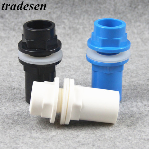 Conectores de tubería de PVC de 20-50mm para tanque de peces, Conector de drenaje de jardín, adaptador de tubo UPVC, accesorios de suministro de agua ► Foto 1/6