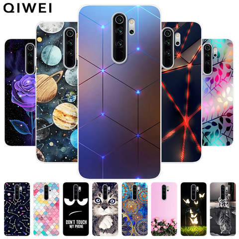 Para Xiaomi Redmi Nota 8 Pro caso espalda de silicona suave TPU cubierta Coque en Redmi Note8 8Pro casos de teléfono Redmi Note8T 8 t 8 t ► Foto 1/6