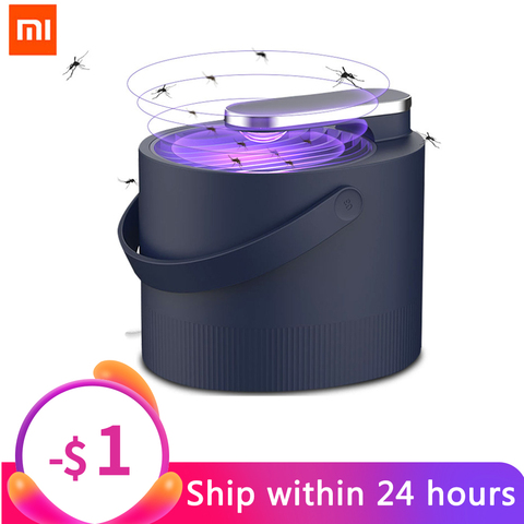 Xiaomi-Lámpara antimosquitos Mijia repelente para mosquitos eléctrico USB, fotocatalizador, trampa para insectos, luz inteligente UV ► Foto 1/6