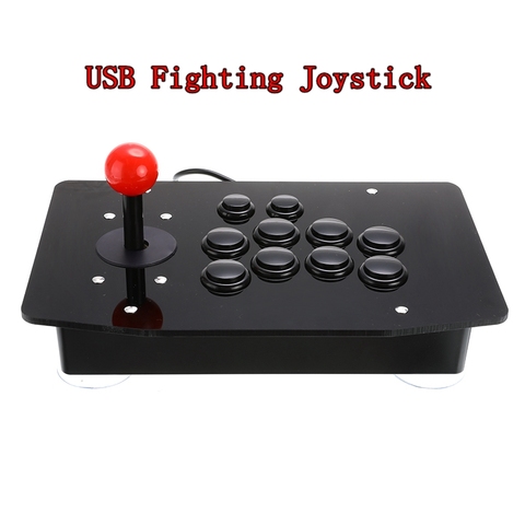 Joystick Arcade, palo de lucha USB, controlador de videojuegos, videojuego para PC, ordenadores de escritorio ► Foto 1/6