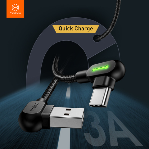 Mcdodo 3M USB Tipo C Carga rápida Cable USB C Tipo-c Cable de Datos Cargador Android Cable USB-C Micro USB para Samsung S8 S9 Nota 8 ► Foto 1/6