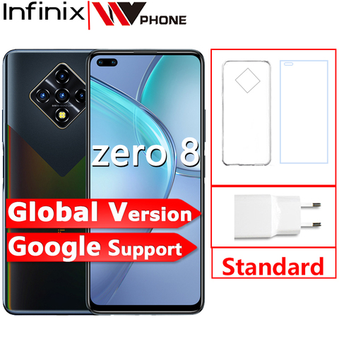 Infinix-teléfono inteligente Zero 8i versión Global, 8GB, 128GB, 6,85 '', FHD, 90Hz, pantalla completa, cámara cuádruple de 48MP, cargador de 33W, batería de 4500mAh ► Foto 1/6