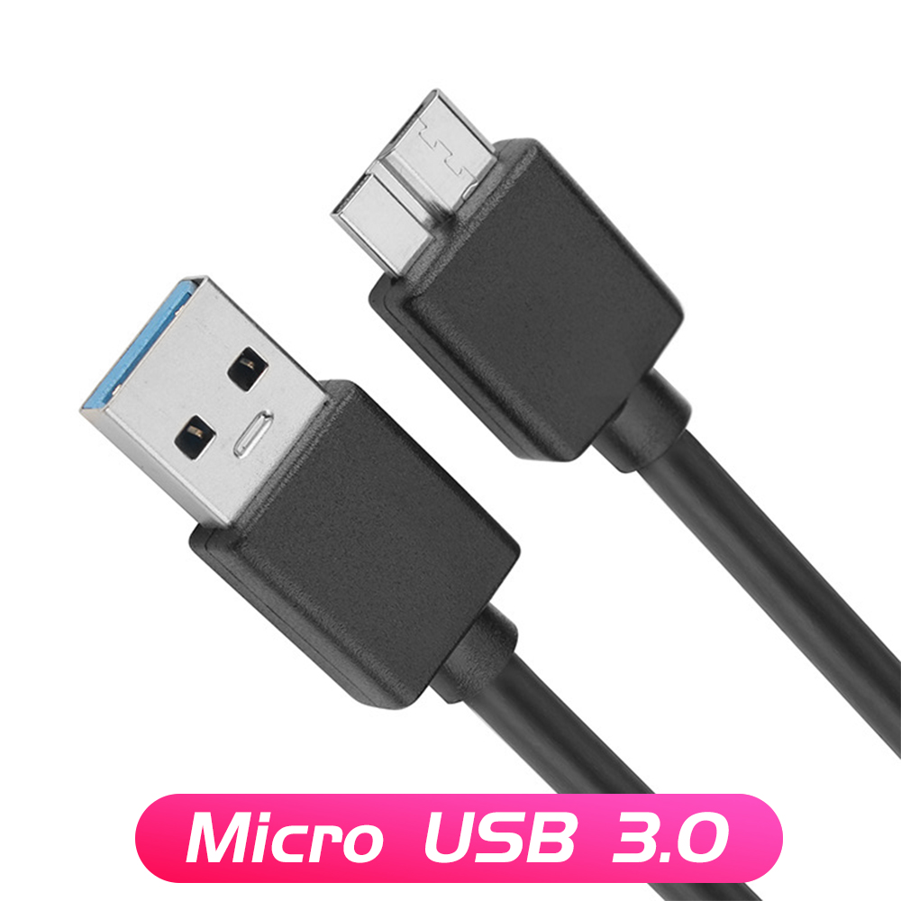 ANMONE-Cable USB 3,0 macho A Micro B para disco duro externo HDD, Cable de datos, Cable de carga de energía para Samsung S5 note 3 ► Foto 1/6