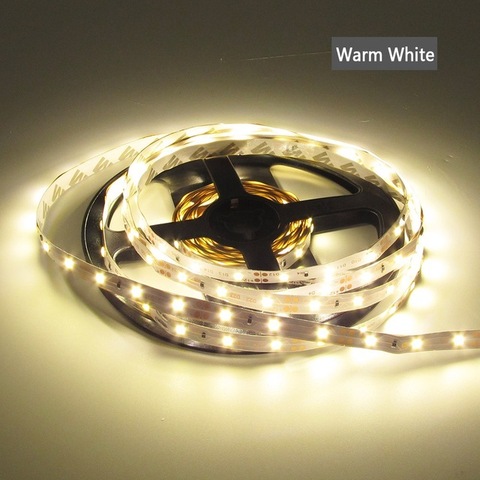 Cinta de luz Led de 12 V CC, 2835 RGB, resistente al agua, 1 - 5 M, 12 V de CC, 60LED/M, tira de luces RGB para retroiluminación de TV ► Foto 1/6