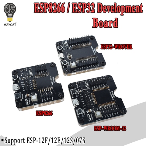 ESP8266 ESP32 ESP-WROOM-32 ESP32-WROVER Placa de desarrollo prueba quemando accesorio herramienta Downloader para ESP-12F ESP-07S ESP-12S ► Foto 1/6