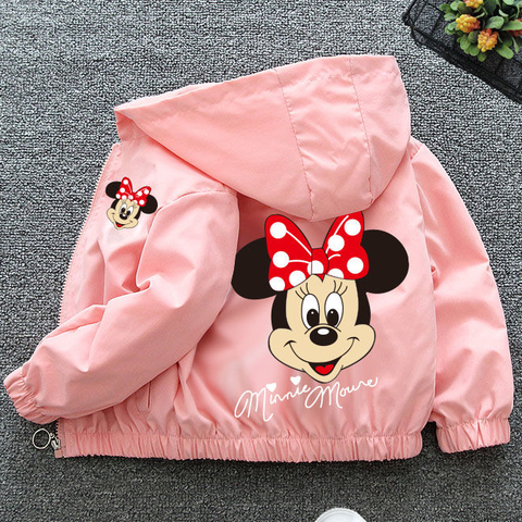 Otoño nueva ropa de los niños de dibujos animados chaqueta de Minnie niños niñas Bebé Ropa de excursión niños chaqueta con cremallera chaqueta de Rebeca ► Foto 1/6