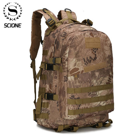 1000D Nylon 40L Mochila para hombres mujeres camuflaje ejército bolsas Mochila Militar bolsos Casual viaje bolsas impermeables ► Foto 1/6