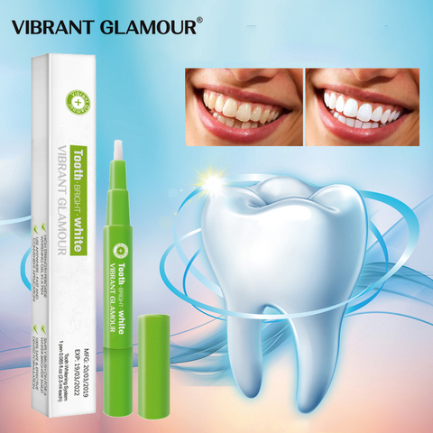 Pluma de blanqueamiento Dental GLAMOUR vibrante Sérum de limpieza elimina las manchas de placa herramientas dentales higiene Oral Gel Dental blanqueamiento pasta de dientes ► Foto 1/6