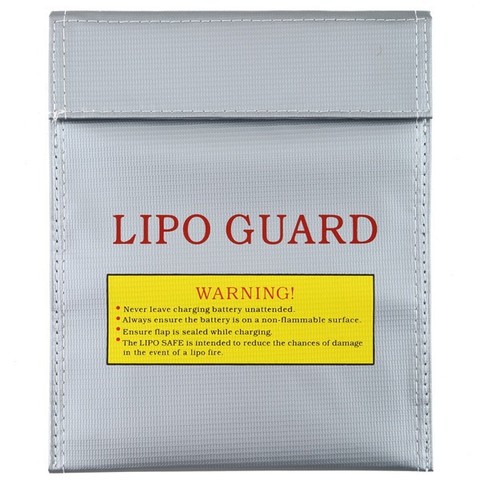 LiPo li-po teledirigido, protección de batería de seguridad resistente al fuego, funda de gran tamaño, saco de carga segura, 30x23cm, 1 ud. ► Foto 1/6