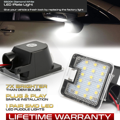 2x luz LED bajo el espejo lateral para Ford c-max Focus Kuga Escape Mondeo IV luz de cortesía LED super brillante ► Foto 1/6