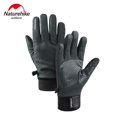 Naturehike-guantes de lana con aislamiento térmico para invierno, guantes de lana antideslizantes, resistentes al viento, para ciclismo, Camping, senderismo y correr, NH19S005-T ► Foto 1/6